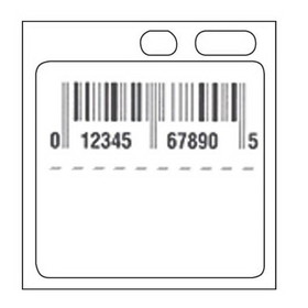 OptiSource 75-DT390 Paper Direct Thermal Tags (White/1,000 per roll)