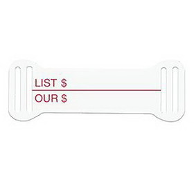 OptiSource 75-P830L Frame Tag List/Our Sale Price Op-Tags (1,000 count)
