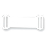 OptiSource 75-SO830 Non-Slip Plastic Op-Tags (White/1,000 per bag)