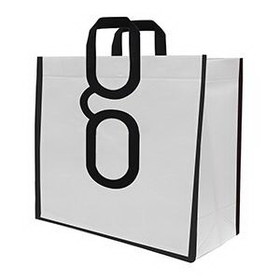 OptiSource 99-395-0208 Designer Non-Woven Bags - Horizontal 10"W x 6"D x 8"H (100/box)