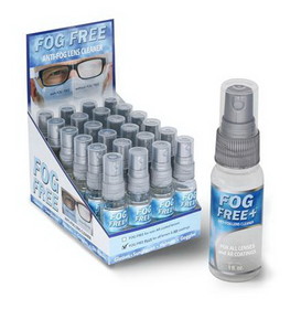 OptiSource 99-LC1FFPLUS-24 FOG FREE+&#153; Anti-Fog Lens Cleaner for AR Lenses (1oz. / 24 bottles per POP box)