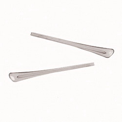 OptiSource 99-OSTT106/2000 Clear Flared Plastic Temple Tip (pack of 8 pairs)
