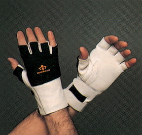 Impacto 471-30 Series Anti-Impact Glove with Wrist Support, Half Finger