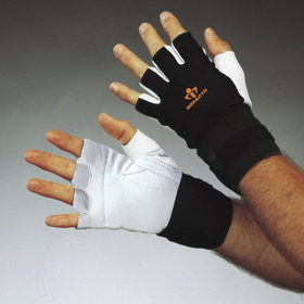 Impacto 471-31 Series Anti-Impact Glove with Wrist Support, Half Finger