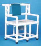 IPU Bariatric Commode Chair W/O Casters          700# Capacity
