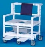 IPU Bariatric Shower Commode Chair                  900# Capacity