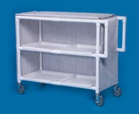 IPU Jumbo Linen Cart - Two Shelves