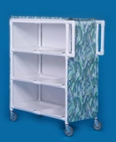 IPU Jumbo Linen Cart - Three Shelves