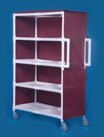 IPU Jumbo Linen Cart - Four Shelves