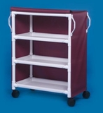 IPU 3 Shelf Linen Cart - 36