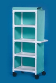 IPU 4 Shelf Cart With Cover - 26" X 20" Shelves