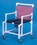 IPU Shower Chair Commode W/Dlx Soft Seat        350# Capacity