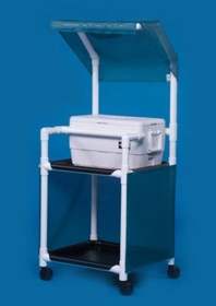 IPU Standard Line Ice Cart W/Canopy - 36 Qt Cooler