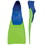 FINIS 1.05.037.01 Long Floating Fins Jr. 8-11 Blue/Lime Green (Euro 26-29)