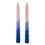 Slant 10-02812-019 Tapered Candle - Pink-Light Blue-Blue