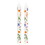Slant 10-02812-039 Tapered Candle - Boho Flowers - Set of 2