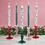 Slant Collections 10-02812-041 Tapered Candle - Merry Merry Merry - Set of 2