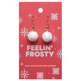Slant Collections 10-04220-042 Party Earrings - Feelin Frosty