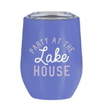 Slant Collections 10-04220-123 Stainless Steel Tumbler - Party Lake House