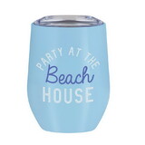 Slant Collections 10-04220-124 Stainless Steel Tumbler - Party Beach House