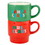 Slant 10-04595-107 Thimblepress x Slant Stacking Mug Set - Mrs/Santa Claus
