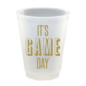 Slant Collections 10-04822-067 16ozPrtyCup-Its Game Day 8ct