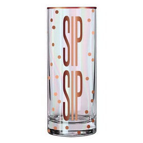 Slant Collections 10-04859-310 Collins Glass - Sip Sip