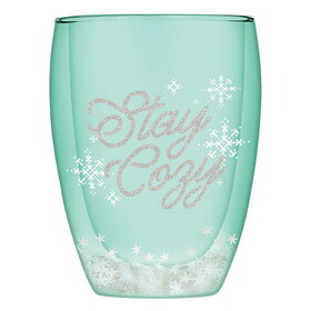 Slant Collections 10-04859-402 Double-Wall Stemless Glass - Stay Cozy