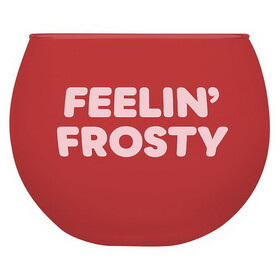 Slant Collections 10-04859-472 Roly Poly Glass - Feelin Frosty