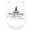 Slant Collections 10-04859-654 Thimblepress X Slant Jumbo Stemless Wine Glass - Never Calm