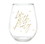 Slant Collections 10-04859-664 Jumbo Stemless Wine Glass - Life of Party