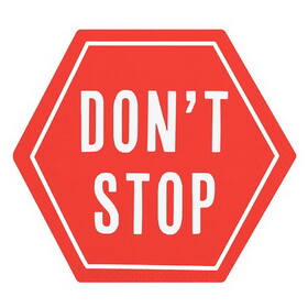 Slant Collections 10-05580-348 Shaped Napkins - Don't Stop