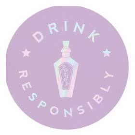 Slant Collections 10-05580-470 Shaped Napkin - Drink Responsibly