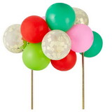 Slant Collections 10-05580-476 Balloon Cake Topper - Holiday