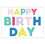 Slant Collections 10-05580-496 Adhesive Wall Decal - Happy Birthday