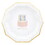 Slant Collections 10-05580-699 Decagon Paper Plates - Happy Cake Day