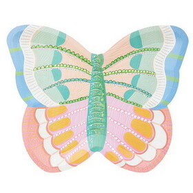 Slant Collections 10-05580-704 Shaped Paper Plates - Butterfly