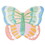 Slant Collections 10-05580-704 Shaped Paper Plates - Butterfly