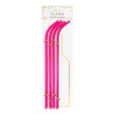 Slant Collections 10-08226-006 Bottle Straws - Bright Pink