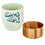 Slant Collections 10-08562-022 Ceramic Mug with Bamboo Base - Bloom Baby