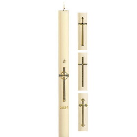 Will & Baumer 11419 No 4 Special Assorted Cross Paschal Candle