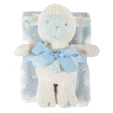 Stephan Baby 120817 Blanket Toy Set - Blue Lamb