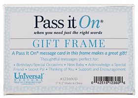 Christian Brands 12360UD Horizontal Pass It On Frame