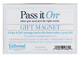 Christian Brands 12362UD Magnetic Pass It On Frame