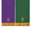 Christian Brands 12684MR Reversible Communion Table Runner - Hunter Green/Purple