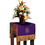 Christian Brands 12686MR Reversible Flower Stand Cover - Hunter Green/Purple