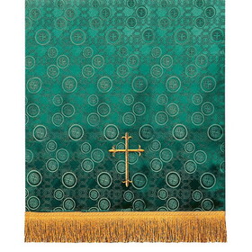 Christian Brands 13198MR Millenova Communion Table Runner - Emerald