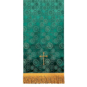 Christian Brands 13524MR Millenova Flower Stand Cover - Emerald