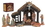 Sacred Traditions 18022 Nativity Set with Wood Stable