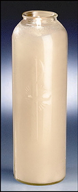 Will & Baumer 20706 7 Day Sanctolite Candle - Crystal